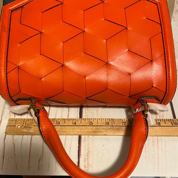 Welden Saunter Leather Suede Handbag Tri-Color Artisian Leatherwork - Picture 15 of 16